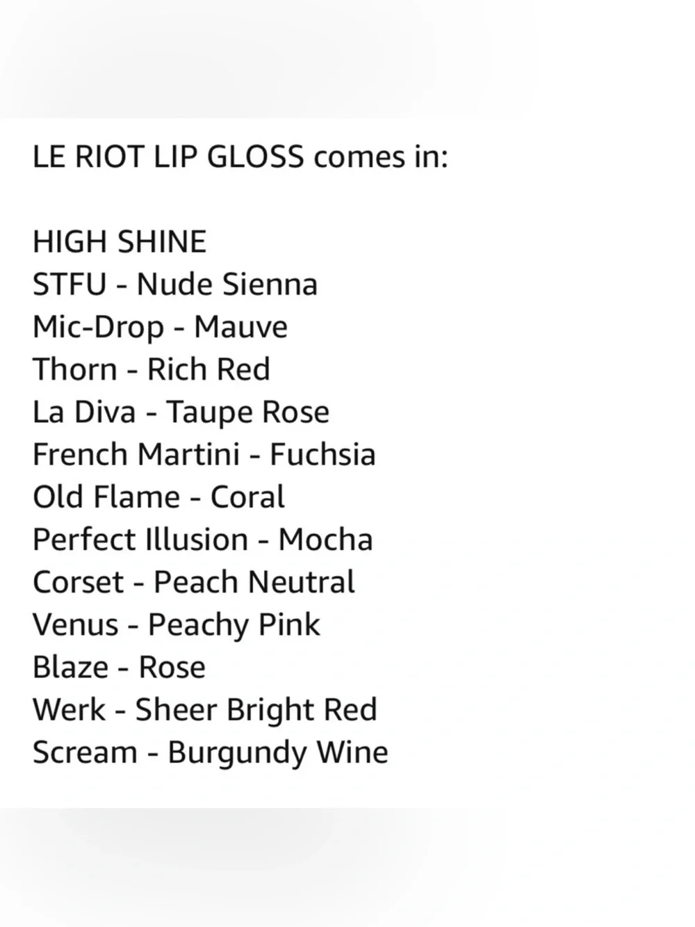 Werk Haus Laboratory Le Riot lipgloss Red